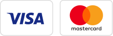 Visa and Mastercard accepted